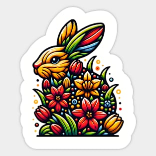 Spring Bunny Sticker